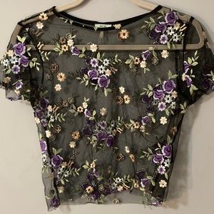 mesh crop top from urban